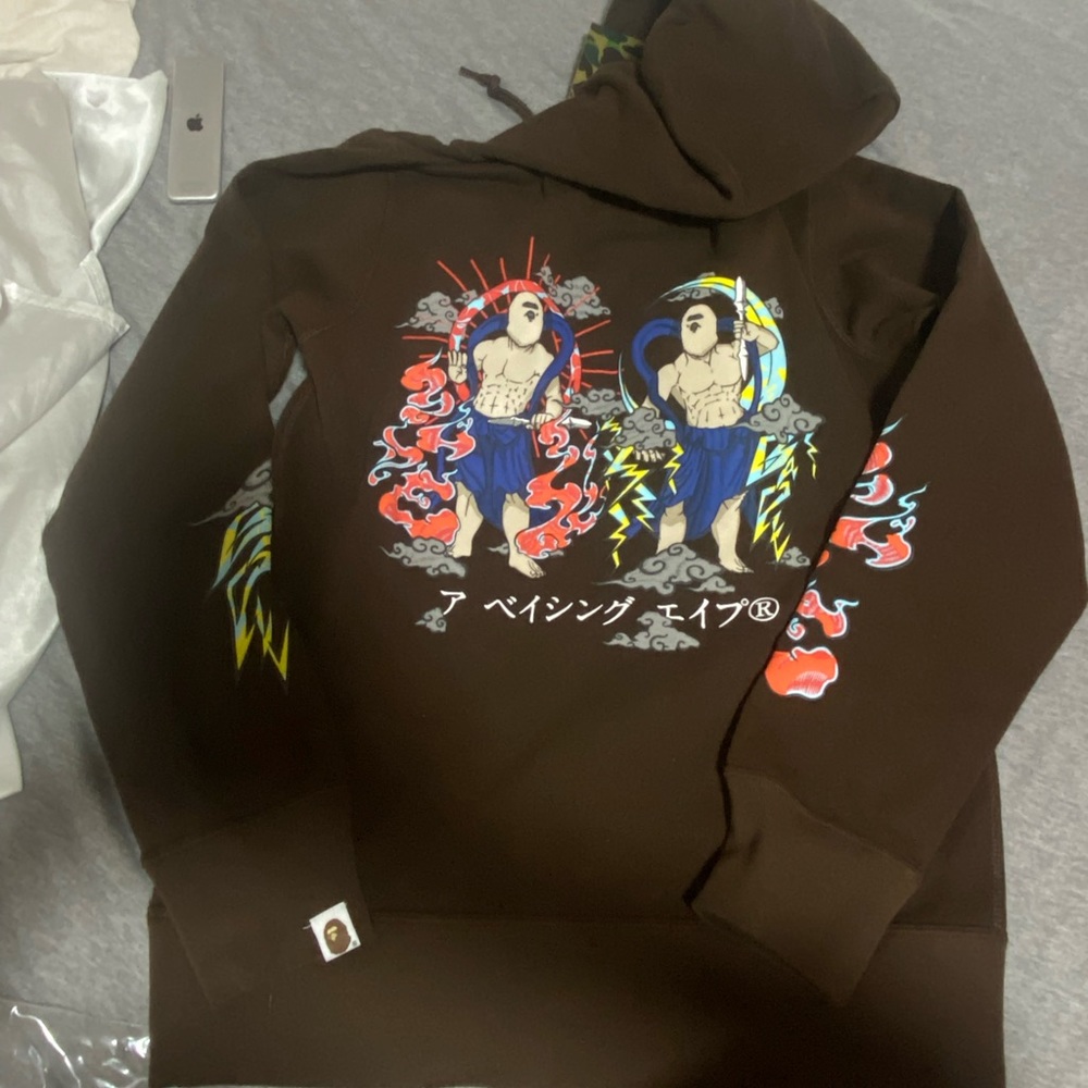Brown Bape Japan Hoodie